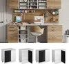 Eckschrank für Hausrat Vicco R-Line Schwarz Hochglanz 86 cm Produktbild-Vorschau 2