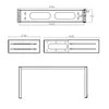 InLine 19" Rack zur Wandmontage, 2HE, 24-40cm Tiefe, grau, Produktbild-Vorschau 4