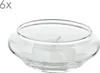 EDZARD Schwimm-Teelichthalter Iris 6er Satz H 4 cm Produktbild-Vorschau 1