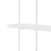 A close-up view of a white shelf on a white background. Podgląd zdjęcia produktu