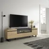 COZY Meuble TV, Banc Télé, 200x35x57cm, Pour les TV jusqu'à Voir les images du produit 2