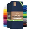 Lavea® 2er Pack Topper Spannbettlaken 180/200x200 cm, Produktbild-Vorschau 1