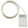 A string of micro LED lights coiled in a circle with a clear battery pack attached. Produktbild-Vorschau