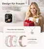 Smartwatch Damen, 4 Armbänder + Halskette, 1,83" HD Produktbild-Vorschau 3