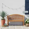 Gartenbank Wave Teak 120 cm Produktbild-Vorschau 8