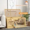 PawHut Drevená klietka pre škrečky Klietka pre malé Náhľad obrázku produktu 5