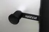 Saunatür Harvia Black Line - Schwarzes Aluminium / Glas Produktbild-Vorschau 2