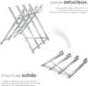 Chevalet de sciage pliant 4 tréteaux - gris Voir les images du produit 3