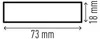 DURABLE Flächenschutzprofil S20, 1m, 1108130 gelb/schwarz Produktbild-Vorschau 3