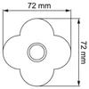 Türklingel Blume in Edelstahl Produktbild-Vorschau 2