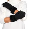 Harrys-Collection Damen Handschuhe aus Lammfell mit Pelz, Produktbild-Vorschau 3