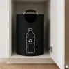 Skladací kôš na plastové fľaše, objem 115 litrov, s rúčkami Náhľad obrázku produktu 8