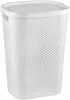 Curver INFINITY Wäschebox mit Lochmuster, 60 l, Weiß Produktbild-Vorschau 2