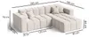 GrainGold Ecksofa L-Form Loopo Rechts- Moderne Ecksofa, Produktbild-Vorschau 7