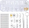 Nasenpads Brillen Reparatur Set mit 80 Schrauben Pinzette Produktbild-Vorschau 1