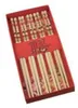 485 Essstäbchen Geschenkset 5 Paar aus Bambus Holz in roter Produktbild-Vorschau 2