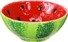 Schale 15x6cm Keramik in Wassermelone Form Rot / Grün Produktbild-Vorschau 4