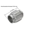 HJS 83 00 8335 Flexrohr Abgasanlage Auspuffrohr für BMW 3 Produktbild-Vorschau 1