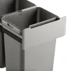 SVITA EM2x20 Einbaumülleimer 40L (2x20L) 2 Fächer mit Produktbild-Vorschau 3