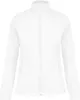 A white fleece jacket is shown against a white background. Produktbild-Vorschau