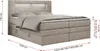 Boxspringbett mit LED Kopfteil und Topper - GOLD-5-KING - Produktbild-Vorschau 6