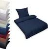 Bettwäsche Set 135x200-80x80cm 100% RENFORCE Baumwolle Produktbild-Vorschau 1