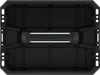 A top-down view of an empty black tool organizer with compartments. Náhľad obrázku produktu