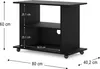 Armoire TV YOGI 80 cm NOIR MATTE Table d'armoire TV sur Voir les images du produit 2