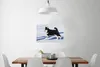 MuchoWow® Poster Husky-Welpe läuft über den Schnee 60x40 cm Produktbild-Vorschau 2