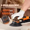 SucceBuy Levigatrice elettrica brushless da 6 pollici, 350 Anteprima dell’immagine prodotto 2