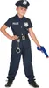 Costume da poliziotto per bambini a maniche corte blu scuro Anteprima dell’immagine prodotto 2