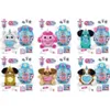 A collage of six different Rainbocorns Welpycorn Rescue Hug Pup toy sets, each with a plush toy and accessories. Anteprima dell’immagine prodotto