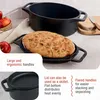 Victoria 38847 Dutch Oven Induktion Gusseisen Eingebrannte Produktbild-Vorschau 3