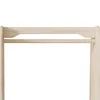 A close-up view of the top section of a wooden clothing rack. Anteprima dell’immagine prodotto