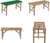 vidaXL Klappbare Gartenbank mit Auflage 118 cm Bambus - Produktbild-Vorschau 1