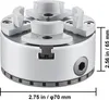 VEVOR KP2-3/4 soustružnické sklíčidlo 4 čelisti φ70mm Náhled obrázku produktu 8