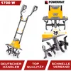 Powermat Elektro Motorhacke 1700W Gartenfräse Gartenhacke Produktbild-Vorschau 1