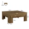 Table basse, table de salon carrée 100 cm, table d'appoint, Voir les images du produit 7