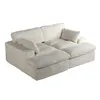 Sofa Cordsofa 2-Sitzer mit Bettfunktion, modernes Produktbild-Vorschau 8