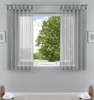 2er-Pack Gardinen Transparent Vorhang Set Wohnzimmer Voile Produktbild-Vorschau 1