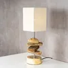 Tischlampe 15 x 50 x 15 cm Treibholz Tischleuchte Holz Produktbild-Vorschau 4