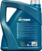 A teal plastic jug of chainsaw oil, shown from a slightly angled front view. Produktbild-Vorschau