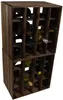 4er Set Weinregal 16er dunkel Abstellregal Weingestell Produktbild-Vorschau 7