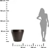 HowHomely | Pot de fleurs - Cache-pot - marron - L61xH56 cm Voir les images du produit 3