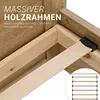 Homestyle4u Lattenrost 90x200 cm Lattenrahmen 13 Latten Produktbild-Vorschau 4