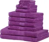 Handtuch-Set 10tlg. 500gsm Lila SET 5 (10er Mix) Produktbild-Vorschau 1