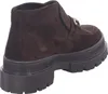 A single brown suede boot with a thick sole, shown from a side-rear angle against a white background. Produktbild-Vorschau