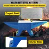 A blue anvil is shown in front of a fiery background, with text overlays highlighting its features. Anteprima dell’immagine prodotto