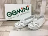 Gemini Damen Slipper Ballerina Leder Cutouts Blumenmuster Produktbild-Vorschau 6
