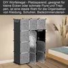 Jopassy Kleiderschrank DIY Schuhschrank mit Gummihammer Produktbild-Vorschau 3